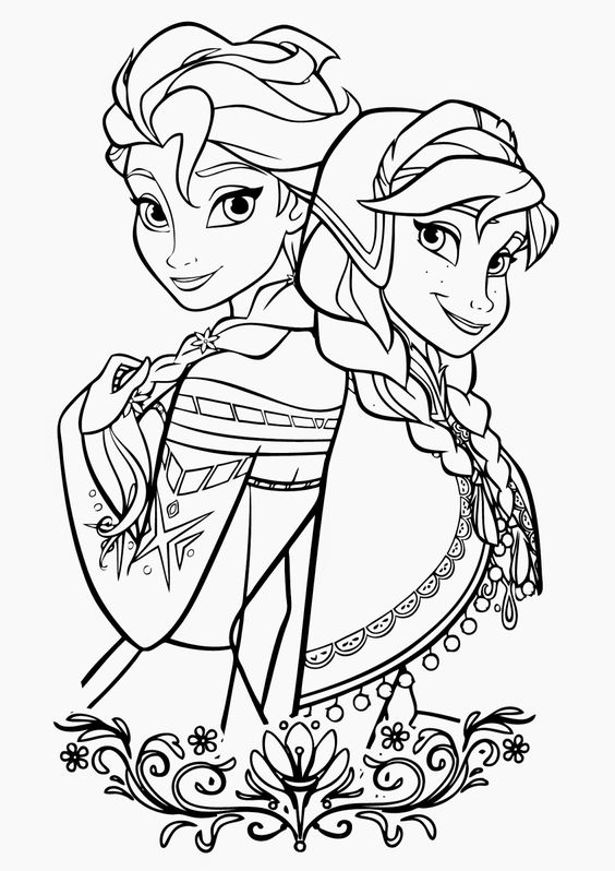 Frozen Dibujos Para Imprimir Y Colorear