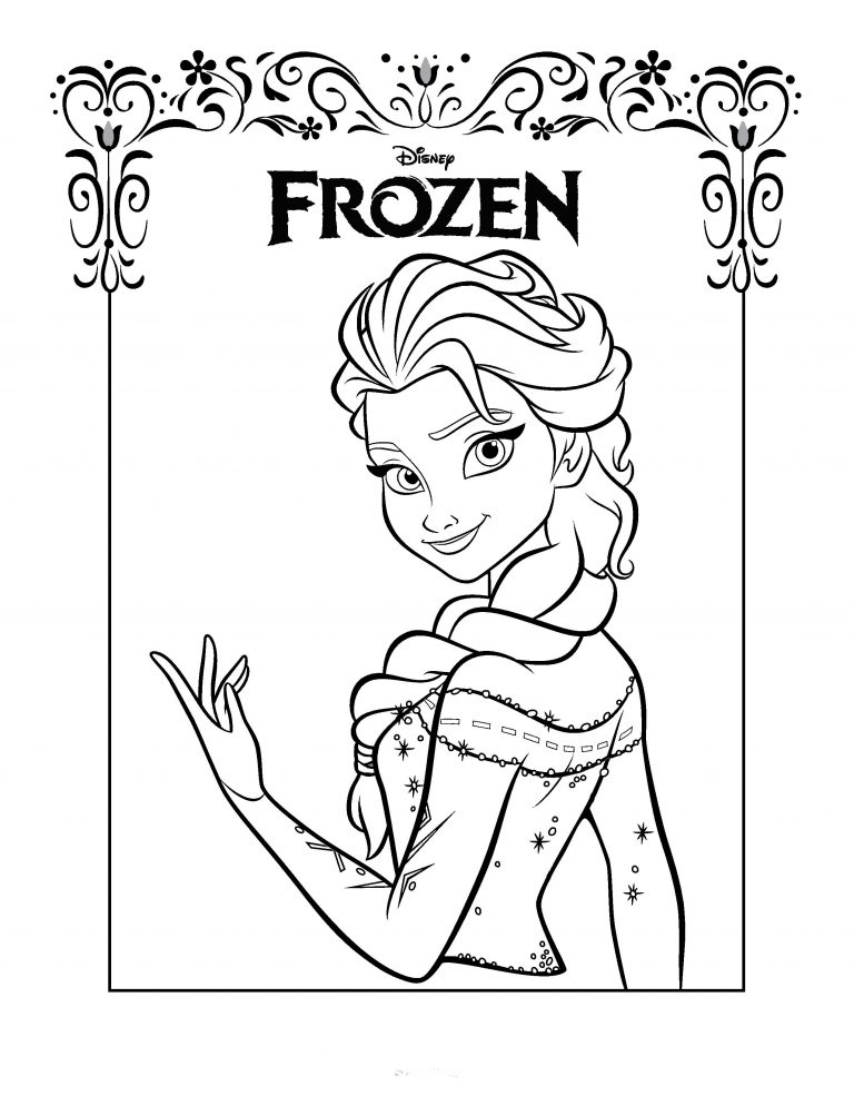 Dibujos De Frozen Para Colorear Cokitos