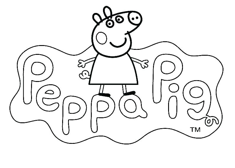 Dibujos De Peppa Pig Para Colorear Cokitos