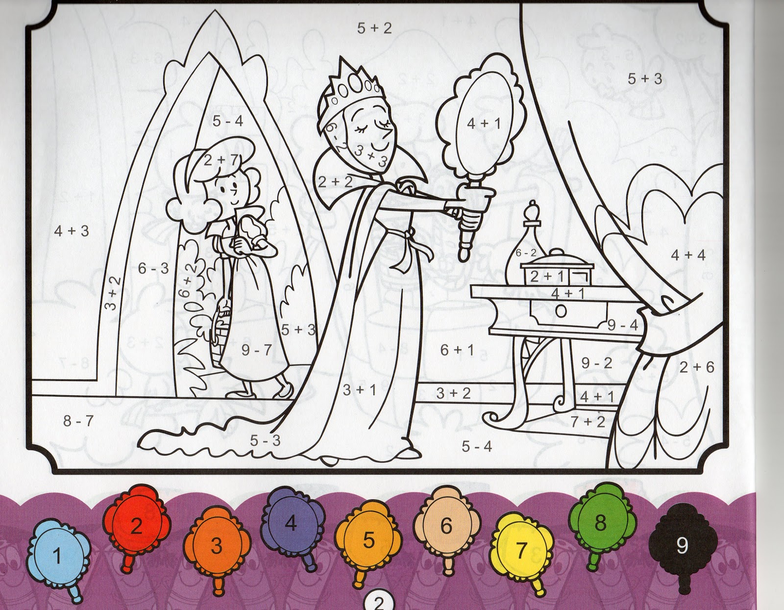 Dibujos De Sumas Para Colorear Juegos Cokitos