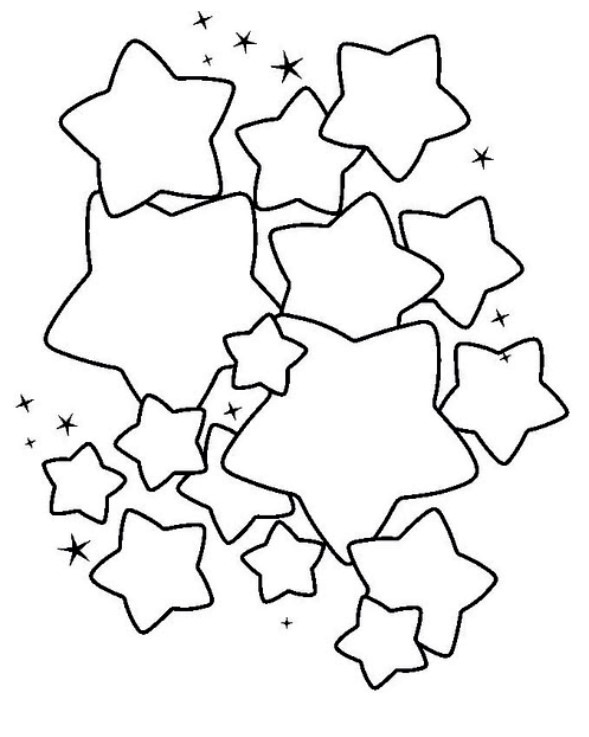 Dibujos De Estrellas Para Colorear Juegos Cokitos