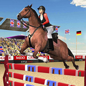 juego de simulación de caballos de salto 3D online