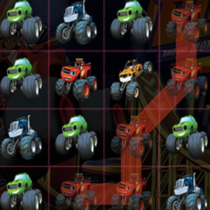blaze and the monsters match 3 para unir coches iguales