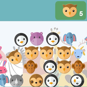 juego online para aprender a contar con animales para niños