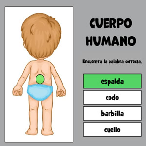 cuerpo humano juego para niños