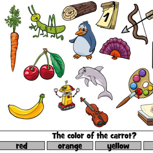 juego de comprensión lectora en inglés