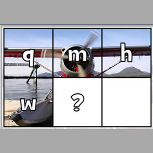 juego de resolver puzzle con letras del teclado