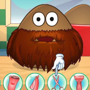 juego de afeitar a Pou