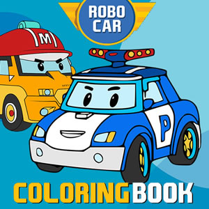 robo car colorear coches de policía