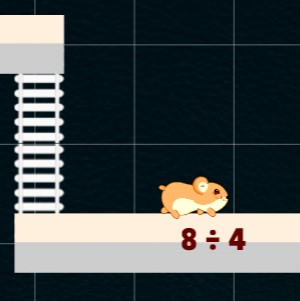 juego de diisiones con el hamster online