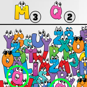 juego de buscar letras para niños online
