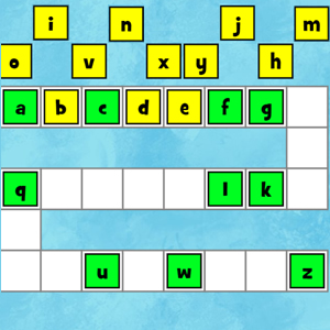 juego de ordenar el alfabeto online