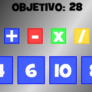 juego de conseguir el número (cifras y letras)