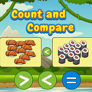 juego de contar y comparar