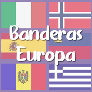 juego de banderas de europa