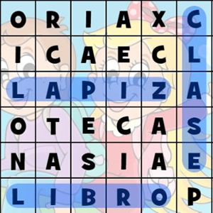 sopa de letras del colegio