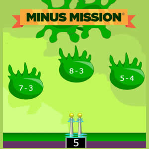 juego de restas online minus mission