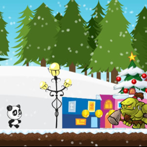 aventura panda en Navidad