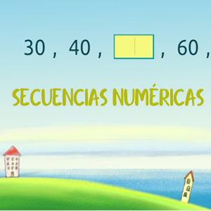 juego online educativo para completar las secuencias numéricas usando la lógica y el razonamiento