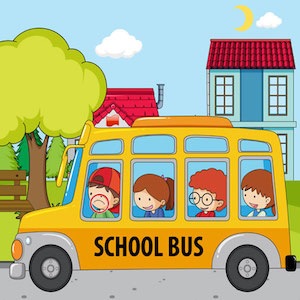 juego diferencias bus escolar