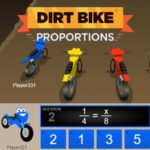 DIRT BIKE PROPORTIONS: Carrera de Fracciones Equivalentes