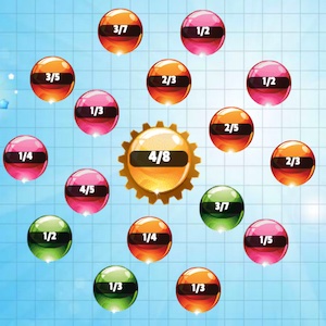 juego de fracciones equivalentes online
