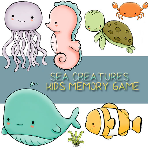 memoria de animales marinos en inglés