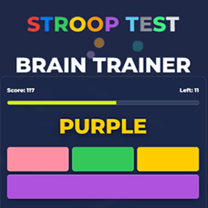 test stroop inglés