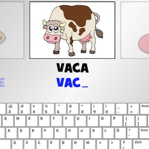 escribir palabras al teclado