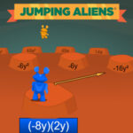 JUMPING ALIENS: Carrera de Expresiones Algebraicas