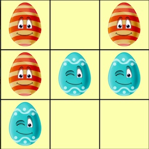 tres en raya de pascua