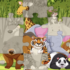 puzzles rompecabezas de animales