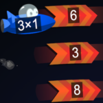 MULTIPLICATION SPACE RACE: Carrera de Multiplicación