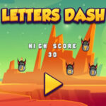 LETTERS DASH: Explotar Cohetes con Letras en el Teclado