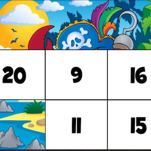 puzzle de sumas piratas