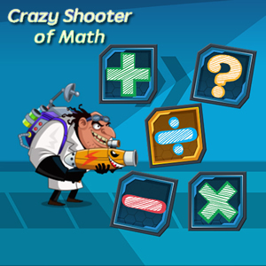 juego crazy shooter math online