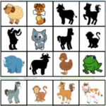 Juego de SOMBRAS DE ANIMALES para niños