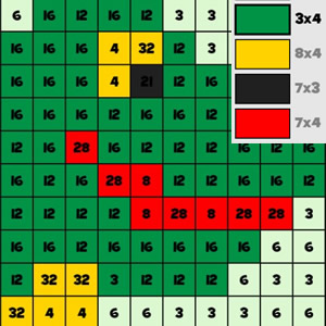 juego de multiplicaciones con mosaicos de dinosaurios