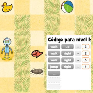 juego de programar a Blinky en verano