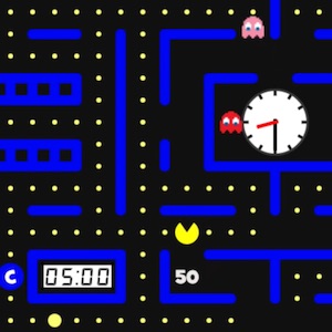 pacman relojes