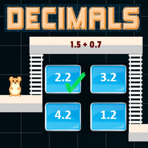 juego de números decimales online