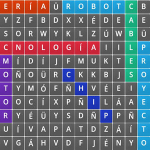 sopa de letras de robotica online