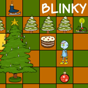 blinky en Navidad