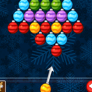 juego bubble navidad