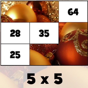 juego de las tablas de multiplicar en Navidad