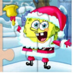 Rompecabezas Bob Esponja en Navidad