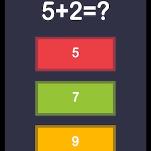 juego de cálculos rápidos