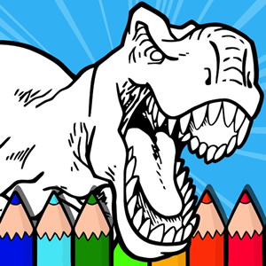 juego de colorear dinos