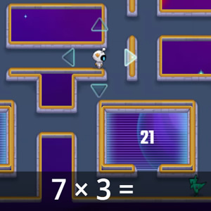 juego de la tabla del 7 con Pacman
