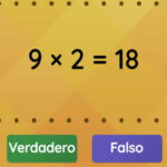 Tabla del 9: Verdadero o Falso